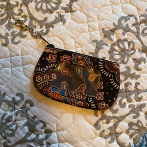 Vera Bradley key and card pouch